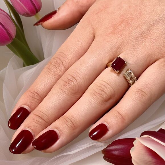 Natural Ruby Sapphire Ring 6.5 14k W Gold 3.64 TCW Certified $4,950 310635 - Picture 7 of 16